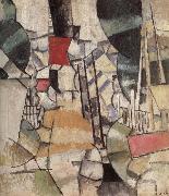 Fernand Leger The Level Crossing oil painting